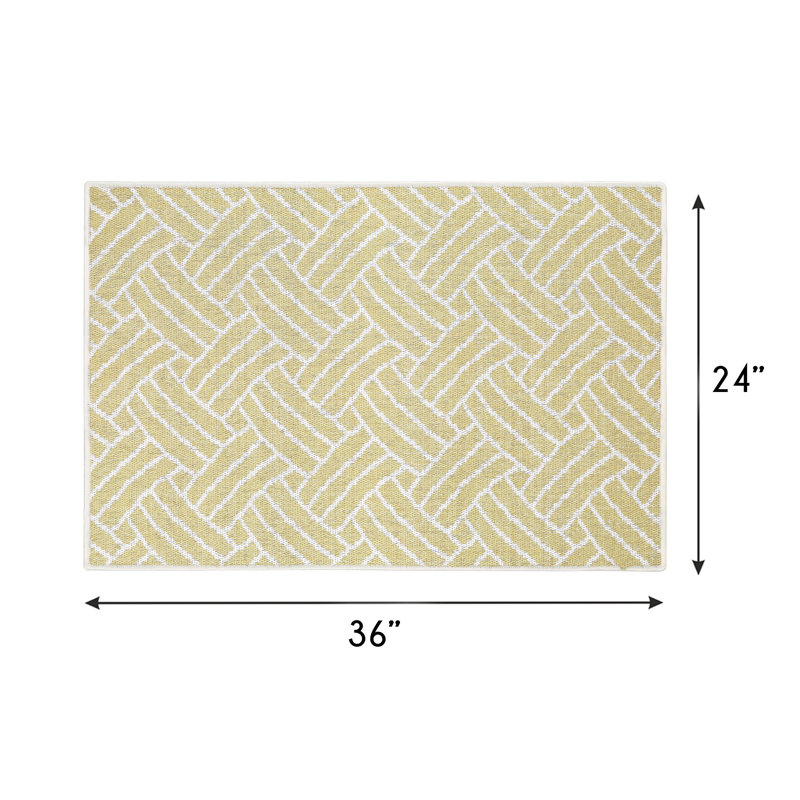 Tapis de cuisine Lavesha, Beige