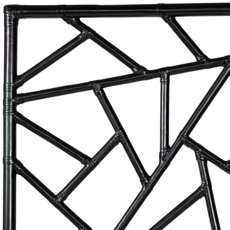 Tiffany Collection Open-Frame Headboard, Black, Twin