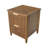 Aerica 2-Drawer Reclaimed Pine Nightstand, Brown