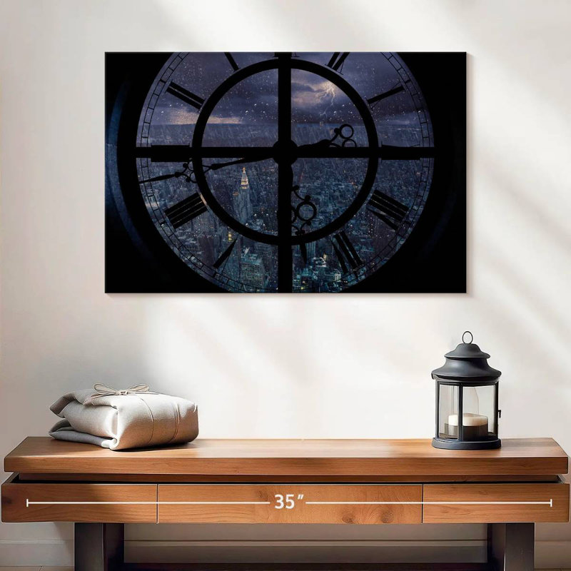 Kerner Gotham Viewed From Above, 16" H x 24" W
