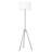 Elwina 56'' Satin Tray Table Floor Lamp with USB