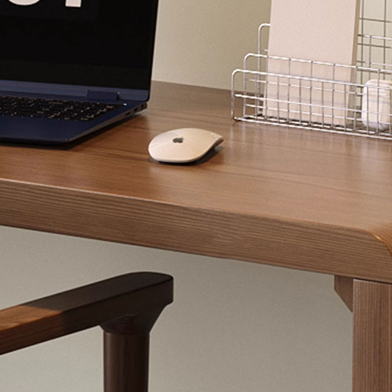 Walnut Rectangular Solid Wood desks, 29.53" H x 86.61" W x 29.53" D