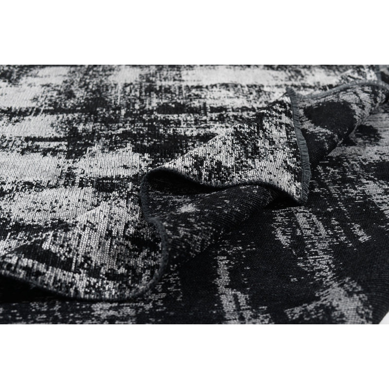 Tapis noir / gris Rapture, Rectangle 7 pi 10 po x 9 pi 10 po