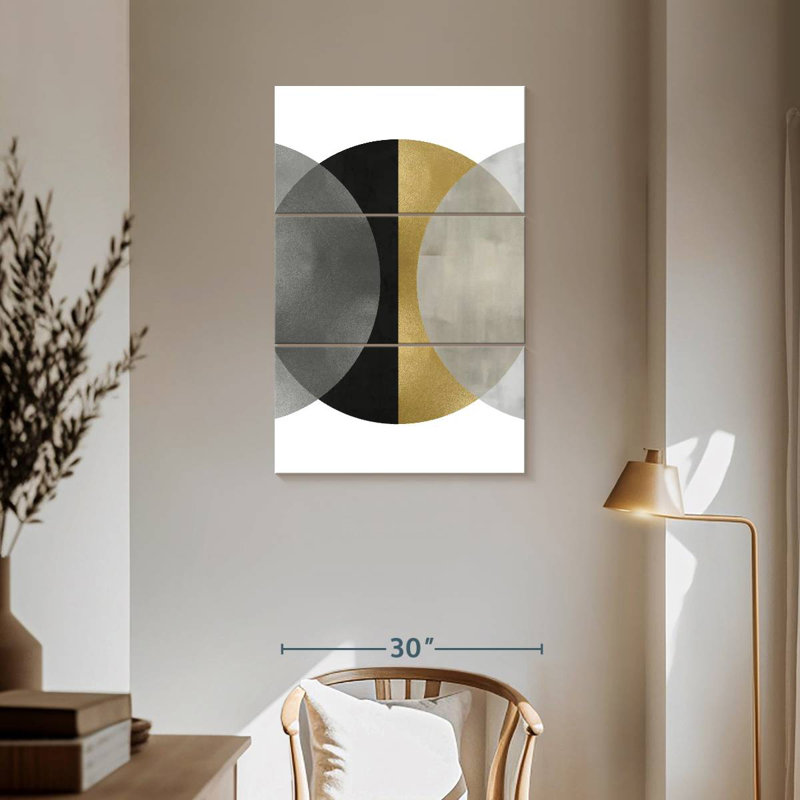 Avery Arc Intersect I, 57" H x 36" W
