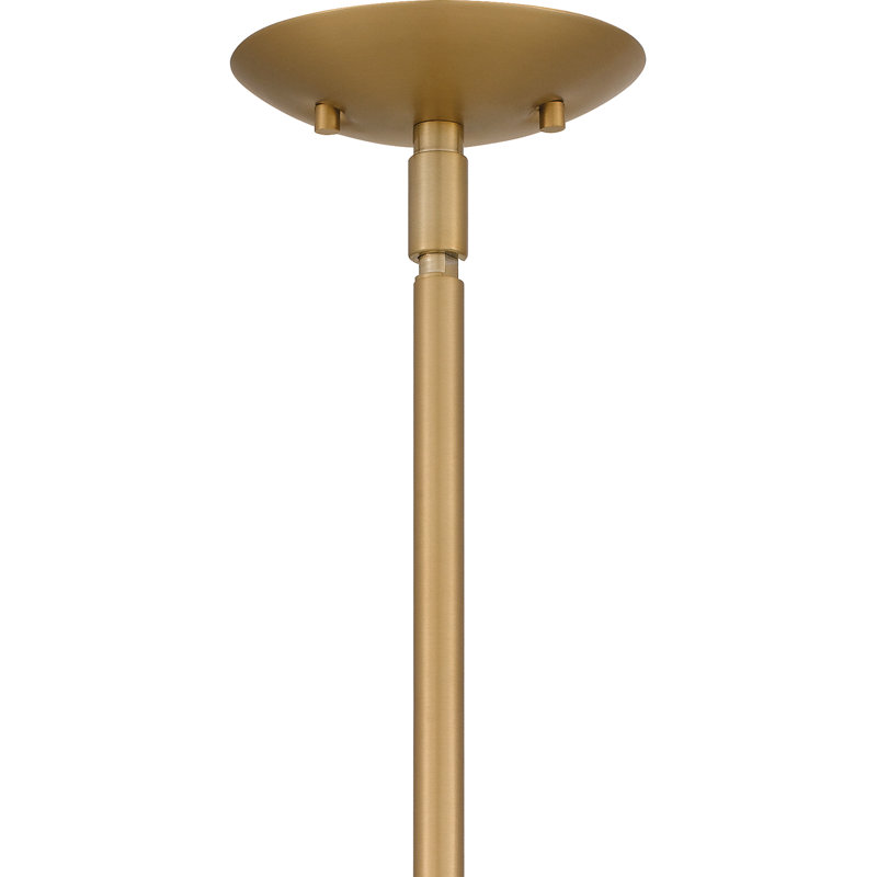 Sirenuse 5-Light Brushed Weathered Brass Chandelier