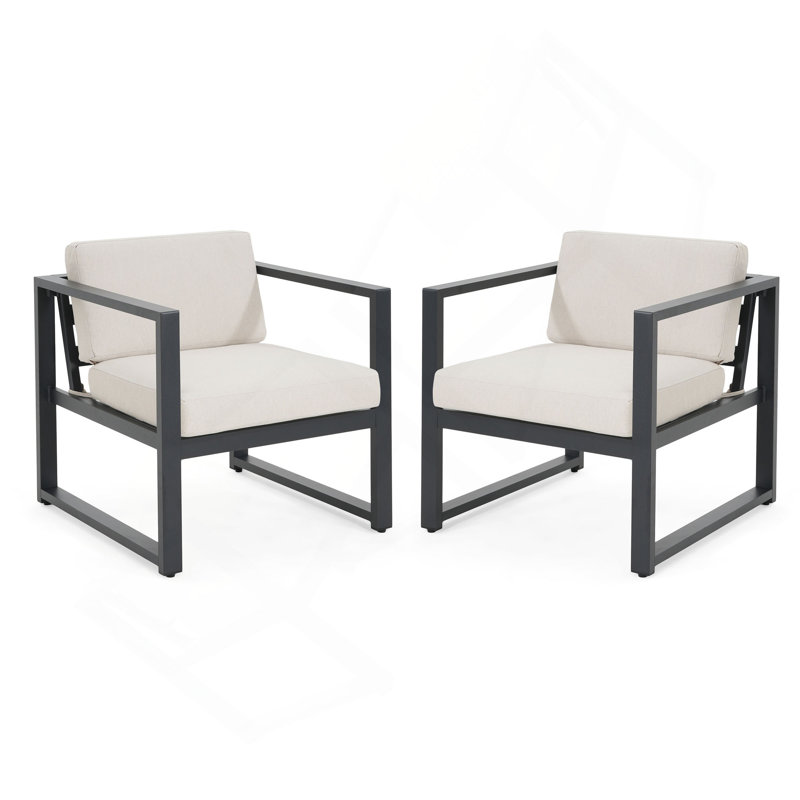 Ensemble de 2 chaises d'extérieur Navan