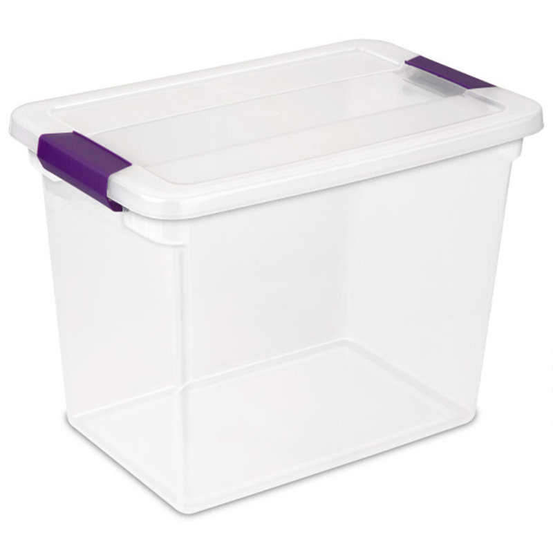 Contenant de rangement avec couvercle transparent Sterilite