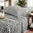 Luxurious Teal Cotton Bedding Sets, Paisley Design For Elegant Bedrooms