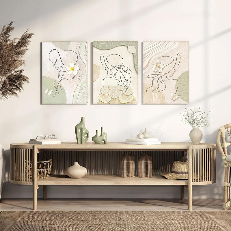 3 Piece Wrapped Canvas Set