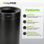 50 gallons Poubelle d'intérieur commerciale en acier inoxydable-101590370