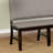 Gross Linen Blend Upholstered Bench-657734307