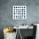 «Markmake Blue Sq 2» par Melissa Averinos, art mural sur toile