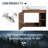 Wall-Mounted Bathroom Vanity with Ceramic Sink