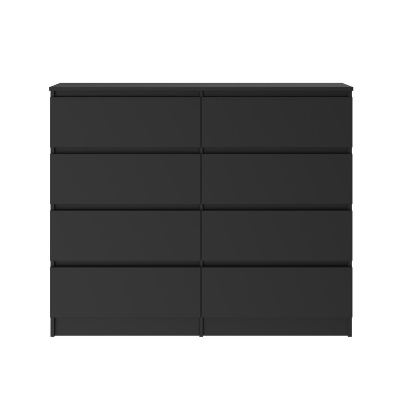 Majesta 120cm W 8 - Drawer Chest of Drawers, Black