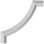 6"W x 6"H x 3/8"P Traditional Panel Moulding Corner