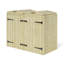 Wooden Double Bin Store