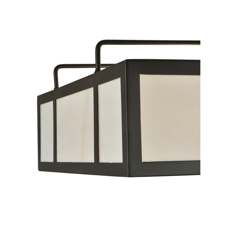 Bronze Globe 6-Light LED Semi Flush Mount for Indoor/Outdoor