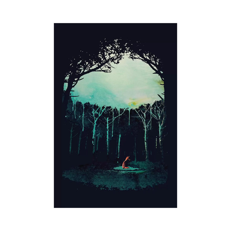 Deep in the Forest 1 Piece Wrapped Canvas Painting, 66.04 cm H x 45.72 cm W x 1.91 cm D