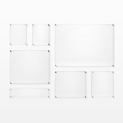 7 Piece Mondrian Double Panel Picture Frame Set