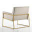 Fauteuil en polyester de 29,5 po Milano-1086208676