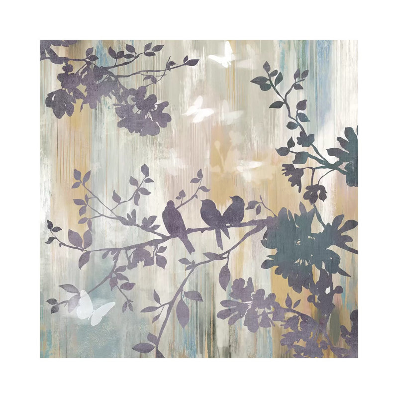 Mist Foliage I by Asia Jensen - Wrapped Canvas Print, 30.48 cm H x 30.48 cm W