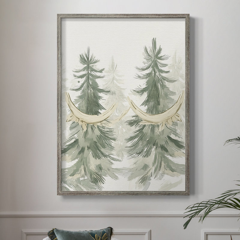 «Christmas Holiday Art CDIV», reproduction d'art encadrée, H 21 po x l 17 po