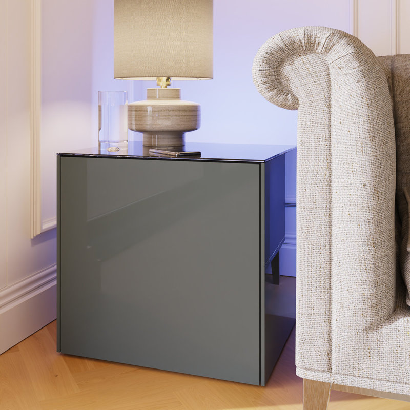 INTEL Side / lamp Table, Grey