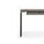 eFloat Quattro, 23 in. D x 58 in. W Sit-Stand Desk with Carbon Black Base, Carbon Black Painted Wood Top, and Black Salzburg Leather Cable Manager-389062217-389062320