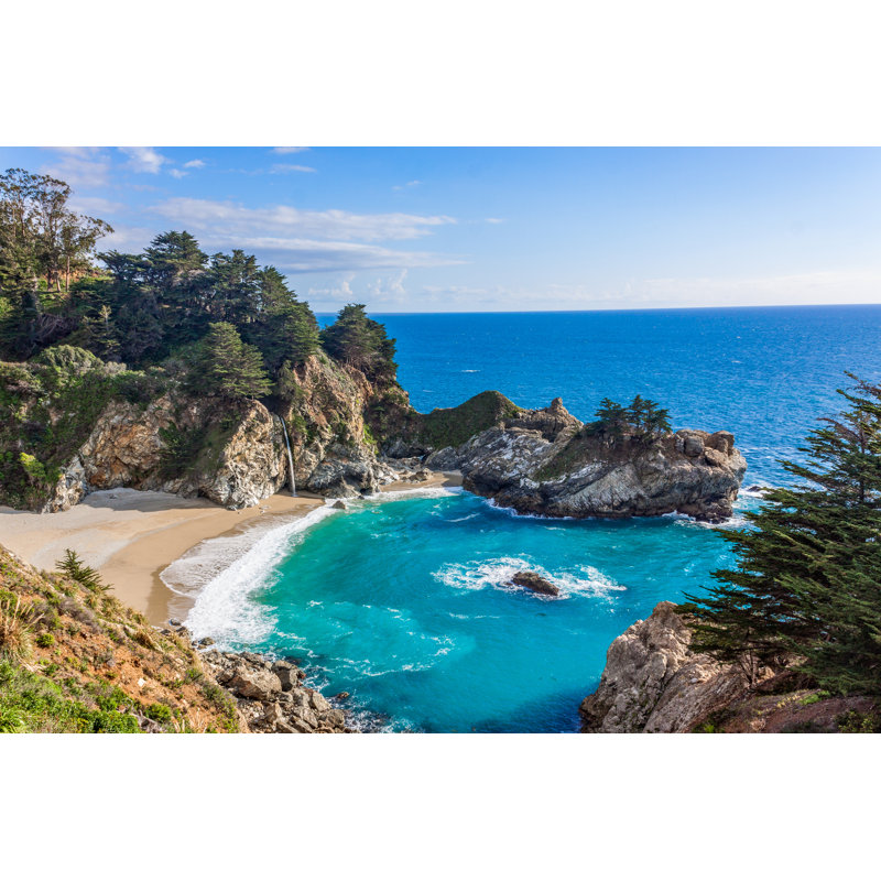 Mcway Beach, California - Wrapped Canvas Print, 30cm H x 46cm W x 3.8cm D