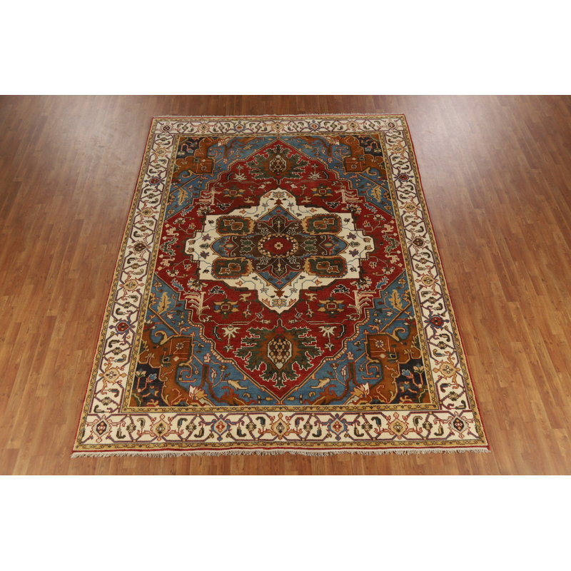 Tapis indien en laine Medallion