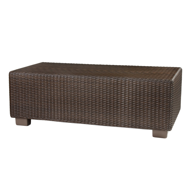 Montecito Outdoor Coffee Table, Textured Black