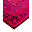 Overdyed Hand-Knotted Wool Modern-Contemporary Pink Area Rug 4' 3" x 6' 2"