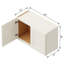 30" W x 18" H Soft White Shaker Ready-to-Assemble Wall Cabinet with Solid Wood Doors