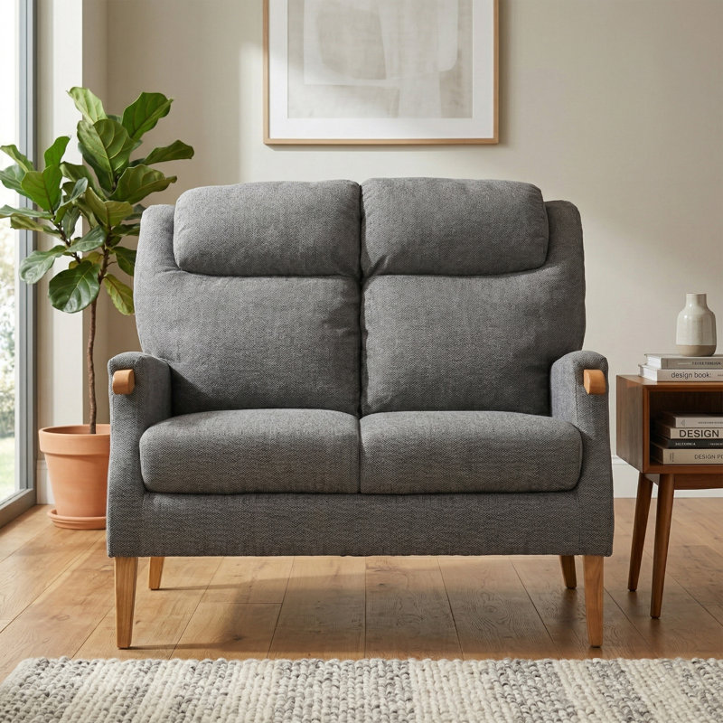 Spinnerstown 2 Seater Sofa, Dark Grey
