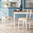Rustic Classic Wooden Dining Chair Set With Ergonomic Design-1637865553