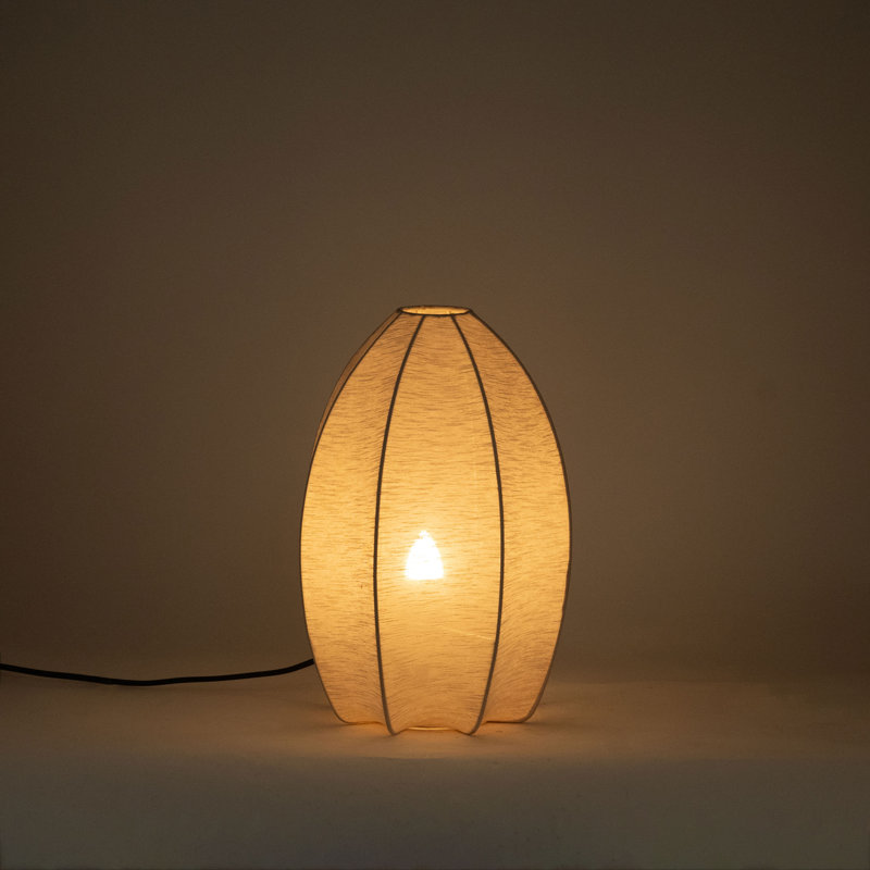 Markham Taupe Stretch Fabric Table Lamp, Taupe