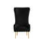Fauteuil en velours à haut dossier Marjorie -1947672639