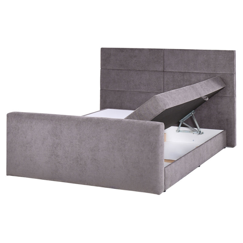 ARISTOCRAT Upholstered Divan Bed with Mattress, European Kingsize (160 x 200 cm)