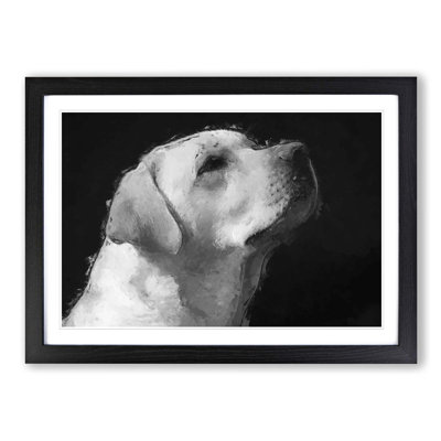 Labrador Dog in Abstract - Picture Frame Graphic Art Print