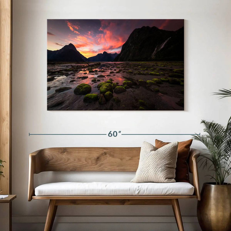 Ravi Milford Sound au lever du soleil, H 32 po x l 48 po