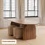 Table de salle à manger rectangulaire en bois massif brun-2032074278-2032074275