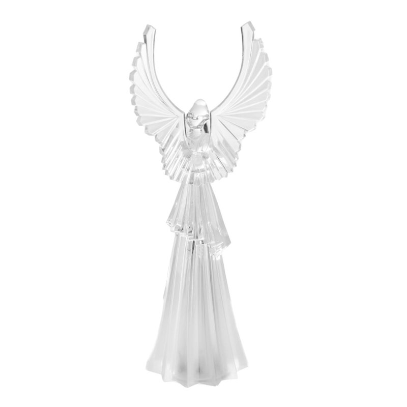 Figurine transparente ange à DEL