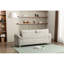 Canapé moderne 1pc avec pieds en métal