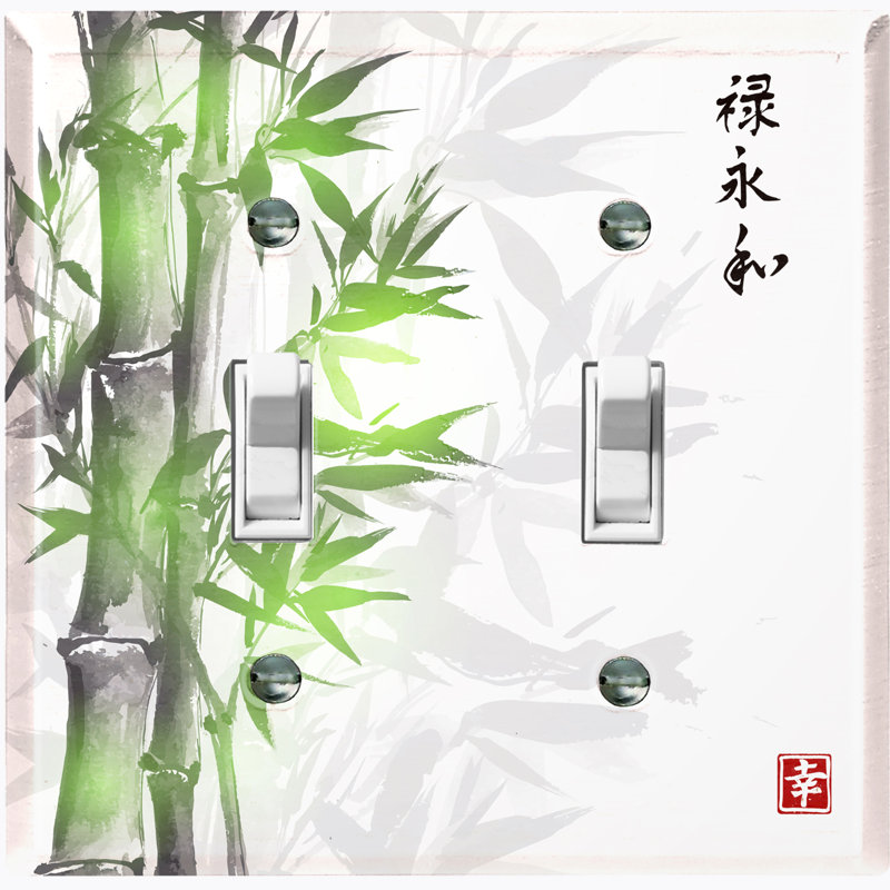 Landscape & Nature 2 - Gang Toggle Light Switch Standard Wall Plate