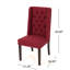Chaise de salle à manger rembourrée Toshia-100537565