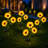 Solar Sunflower Garden Lights Waterproof LED Outdoor Flower Stake Lights for Yard Patio Decor