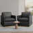 Black Faux Leather selected