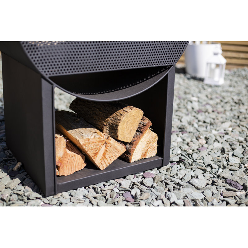 La Hacienda Camacha Round Fireplace