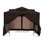 Palladian Pacific Currents Brown Fabric Side Wall for Gazebo