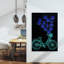 «Connaissances voyage bicyclette», impression d'art contemporain-129970501